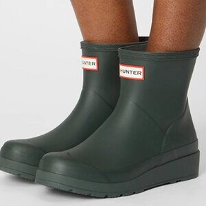 NEW HUNTER Play Short Rain Boots in Arctic Moss For Women 725 6s3
